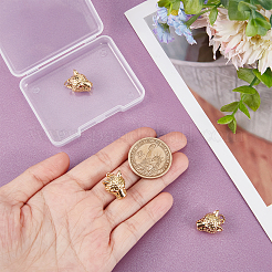 Подвески из кубического циркония с покрытием из латуни&nbsp;ZIRC-BBC0001-35