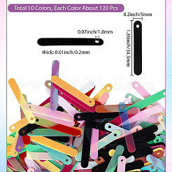 1200 шт. 10-х цветные аксессуары для украшения&nbsp;FIND-SC0017-02