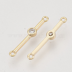 Латунные соединители с фианитами&nbsp;KK-N216-24