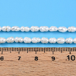 Нити из натурального культивированного пресноводного жемчуга&nbsp;LS-PEAR-N012-02N-01