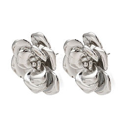 Латунь серьги&nbsp;EJEW-S277-08P-B