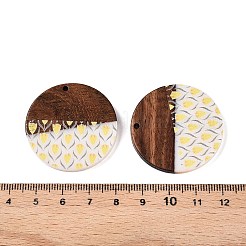 Печатные подвески из смолы и дерева&nbsp;LS-WOOD-TAC0021-21A