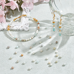 2 нити натуральных цветочных бусин амазонита нити&nbsp;G-NB0006-06