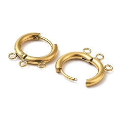 Ионное покрытие (ip) 304 нержавеющая сталь хагги хуп фурнитура для сережек&nbsp;LS-STAS-M320-01G