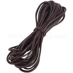 Плоский шнур из искусственной кожи длиной 10 м.&nbsp;WL-GF0001-33E