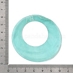 Большие подвески из натуральных раковин капис&nbsp;SHEL-C009-05