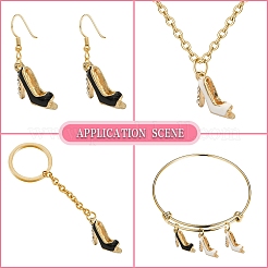 20шт 2 цвета сплава эмалевые подвески&nbsp;ENAM-CJ0002-51