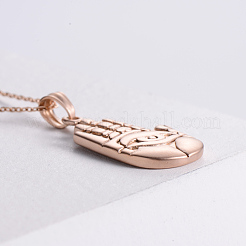 Винтажные готические ожерелья из нержавеющей стали с подвеской в виде руки хамса&nbsp;EA4293