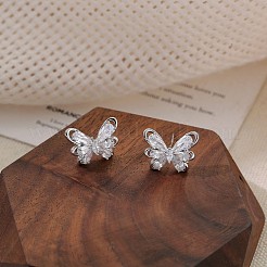 Серьги-гвоздики из циркония&nbsp;FS-WG5DAEB-02