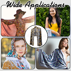 Съемные свадебные кружевные шали из полиэстера&nbsp;AJEW-WH0696-305B