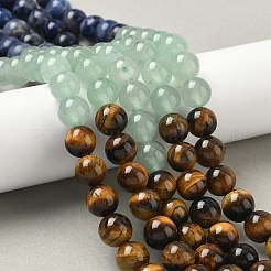 Нити бусин из натуральной красной яшмы&nbsp;X-G-NH0002-E02-8mm