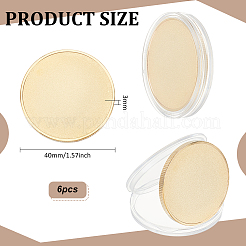 6 шт. железные пустые диски&nbsp;AJEW-BC0006-76G