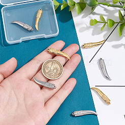 8 шт. подвески из нержавеющей стали 304 двух цветов&nbsp;STAS-UN0038-34