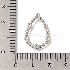 Стойка покрытие латунь прозрачный кубический цирконий соединительные кольца&nbsp;KK-I716-26P-03