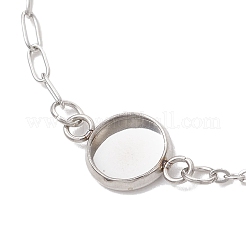 Изготовление браслета-скрепки из нержавеющей стали 304&nbsp;BJEW-JB13070-02