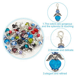 Стекло подвесные украшения&nbsp;HJEW-GO00031