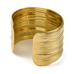 Ионное покрытие (ip) 304 нержавеющая сталь манжеты браслеты для женщин&nbsp;BJEW-D050-01G