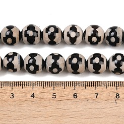 Тибетского стиля DZI бисер нитей&nbsp;G-G328-A06-10mm