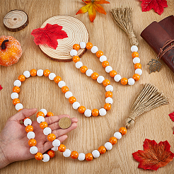 Деревянные бусины кисточки подвеска украшения&nbsp;HJEW-PH02016