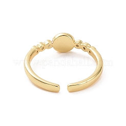 Открытые кольца из латуни&nbsp;RJEW-J017-VC277