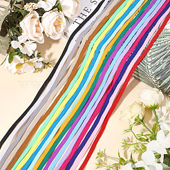 18м 18-х цветный плоский полиэстеровый эластичный шнур&nbsp;EC-ME0001-01