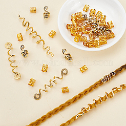 44 шт. бусины для дредов из сплава и алюминия&nbsp;FIND-ME0002-53