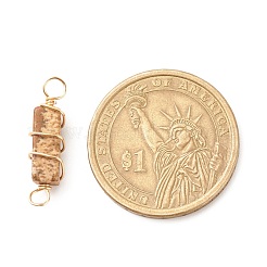 Подвески из яшмы с натуральным изображением&nbsp;PALLOY-JF01580-04