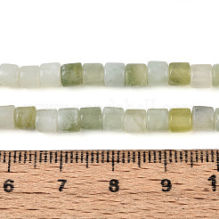 Природного нефрита Xiuyan бисер нитей&nbsp;G-T141-86B-01