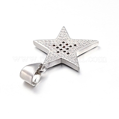 Латунные микропаве прозрачные подвески с фианитом&nbsp;X-ZIRC-L085-85P