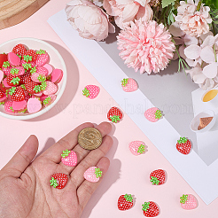 60шт 3 цвета прозрачные кабошоны из смолы&nbsp;RESI-SC0006-53