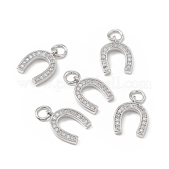 Латунные микро проложить кубического циркония подвески&nbsp;KK-E068-VB277