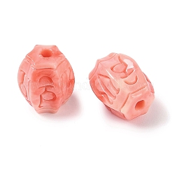 Резные бусины из синтетических ракушек&nbsp;SHEL-H005-05