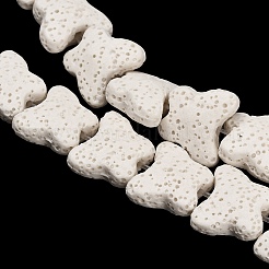 Бусы из натуральной лавы&nbsp;G-G347-02L