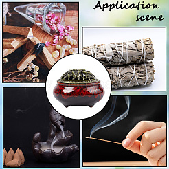 2шт 2-х цветный керамический держатель для благовоний&nbsp;DJEW-GF0001-78