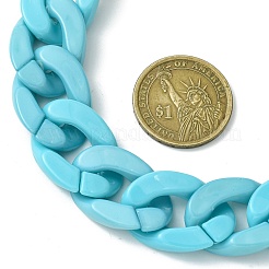 5 шт. 5-х цветные акриловые витые цепи для удлинителей сумок&nbsp;FIND-JF00151