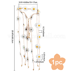 Ткань подсолнух хиппи повязка на голову цветочная корона&nbsp;OHAR-WH0011-12D
