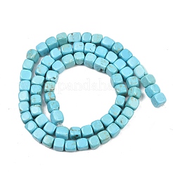 Бусины из натурального магнезита&nbsp;G-Z143-C01-01