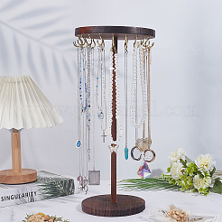 Деревянные подвесные органайзеры для ожерелий&nbsp;NDIS-WH0001-27G