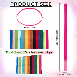 1 комплект полиэстеровых идентификационных ошейников для щенков&nbsp;AJEW-LP0001-53