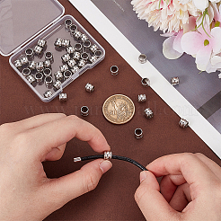 50 шт. Европейские бусины из нержавеющей стали 201&nbsp;FIND-UN0003-93