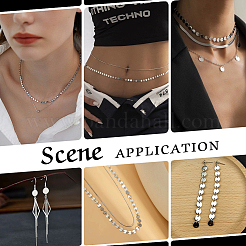 50 шт. ионное покрытие (IP) 304 нержавеющая сталь соединительные подвески&nbsp;STAS-UN0054-30