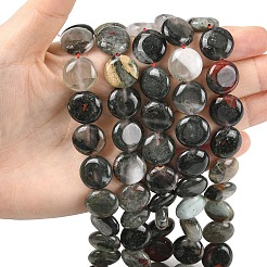 Природного индийского агата бисер нитей&nbsp;G-L648-B10-15mm
