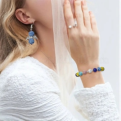 100 шт. 10 цвета проложить бусины для дискотечного шара&nbsp;RB-YW0001-15