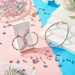 200шт 10 цвета гальванические стеклянные бусины&nbsp;EGLA-TA0001-86