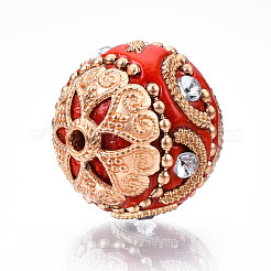 Индонезийские бусины ручной работы&nbsp;IPDL-E010-10-G