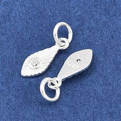 925 подвеска в виде пера из стерлингового серебра с прозрачными кубическими цирконами&nbsp;STER-A049-09S