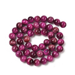 Нити из натуральных бусин тигрового глаза высшего качества&nbsp;LS-G-B133-A02-8MM-05