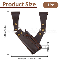 Ножны для ножей и мечей из искусственной кожи&nbsp;AJEW-WH0348-625B