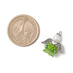 Подвески-ангелы из стеклянных бисеров&nbsp;PALLOY-MZ00714-04