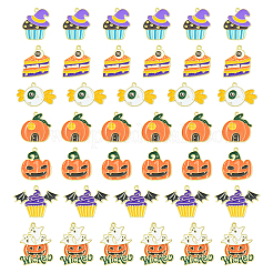 35шт 7 стиля хэллоуин подвеска из сплава эмали&nbsp;ENAM-CJ0003-98